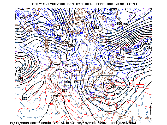 image of 850mb Temp, Ht