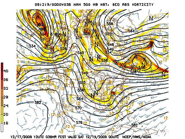 image of 500mb Vort, Ht