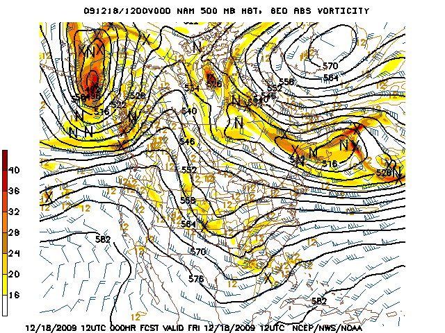 image of 500mb Vort, Ht