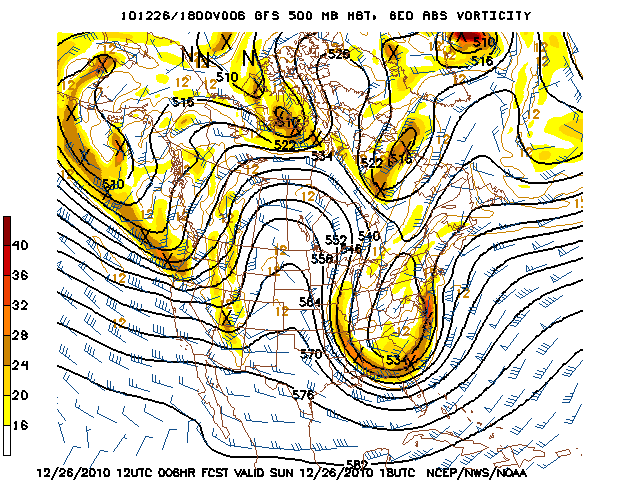 image of 500mb Vort, Ht