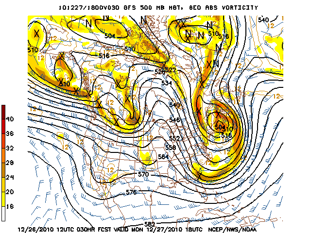 image of 500mb Vort, Ht