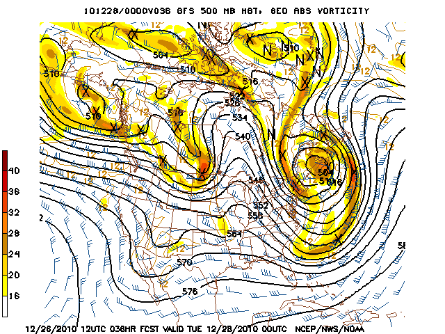 image of 500mb Vort, Ht