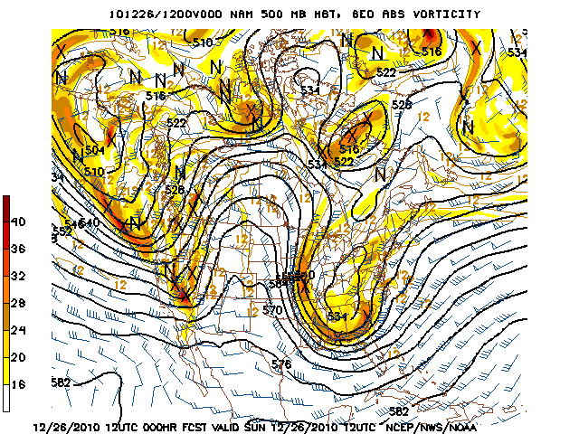 image of 500mb Vort, Ht