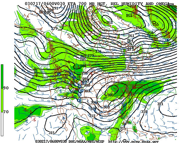 image of 700mb RH, Ht