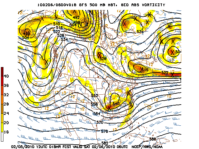 image of 500mb Vort, Ht