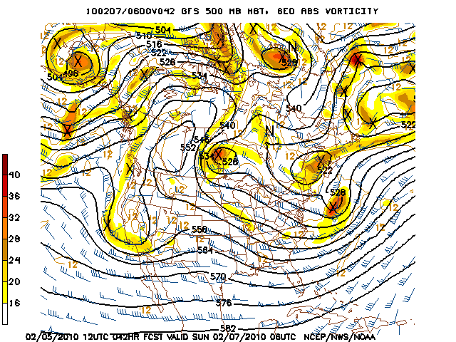 image of 500mb Vort, Ht