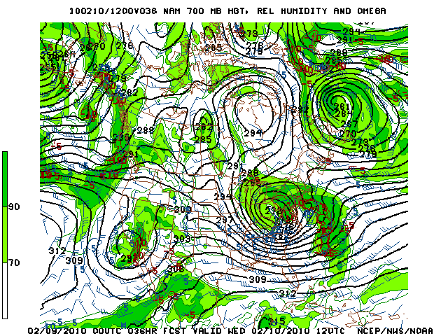 image of 700mb RH, Ht